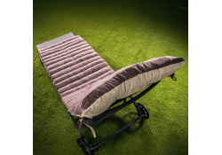 Coussin de bain de soleil DUO gris perle