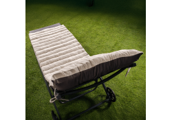 Coussin de bain de soleil DUO gris perle