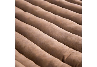 Coussin de bain de soleil DUO moutarde taupe