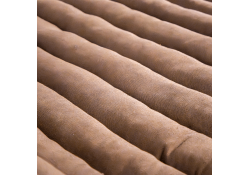 Coussin de bain de soleil DUO moutarde taupe