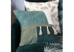 Coussin Vibes vert