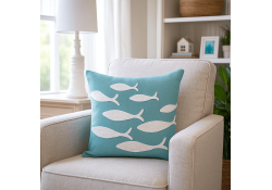 Coussin ATLANTIDE TURQUOISE