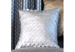 Coussin GASBYCHIC ARGENT