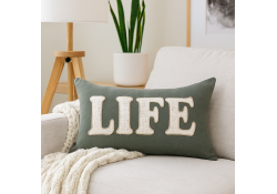 Coussin Happy vert