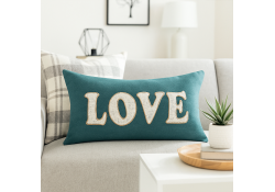 Coussin Happy cobalt