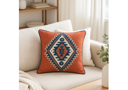 Coussin Louisiane brique