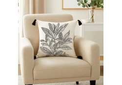 Coussin Kinogi noir