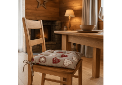 Galette de chaise Ornon taupe