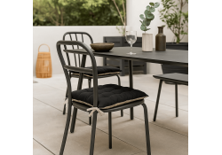 Galette de chaise Duo carré