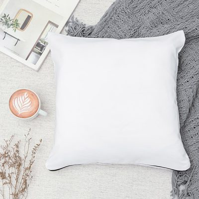 coussin blanc papier transfert